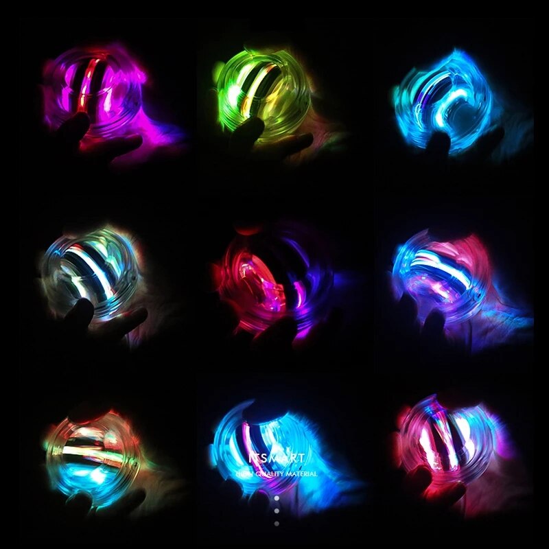 Self-Starting Gyroscope Wrist Ball Super Powerball Hand Strengthener Gyro Arm Force Trainer Muscle Relax Gym Fitness Equipment