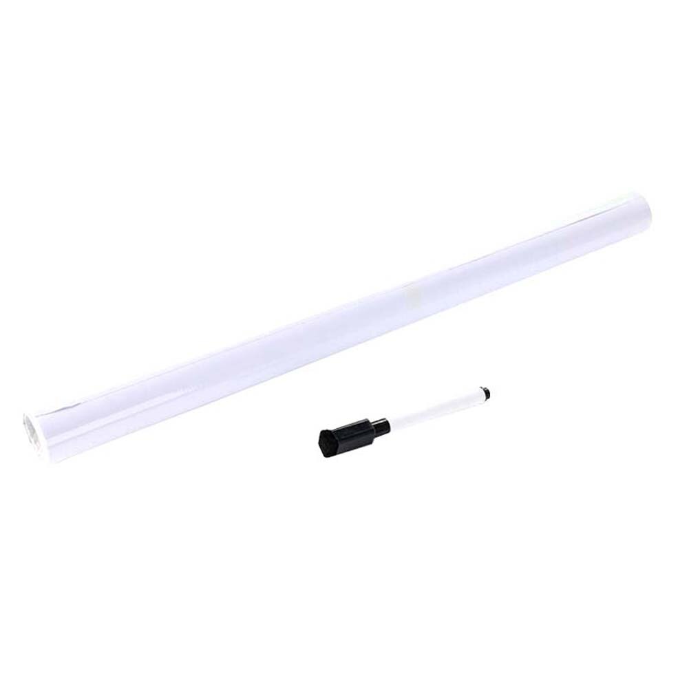 DIY Chalk Board Black White Green Blackboard PVC Wall Sticker For Kids Draw Study Decor Art Wallpaper UY8: White