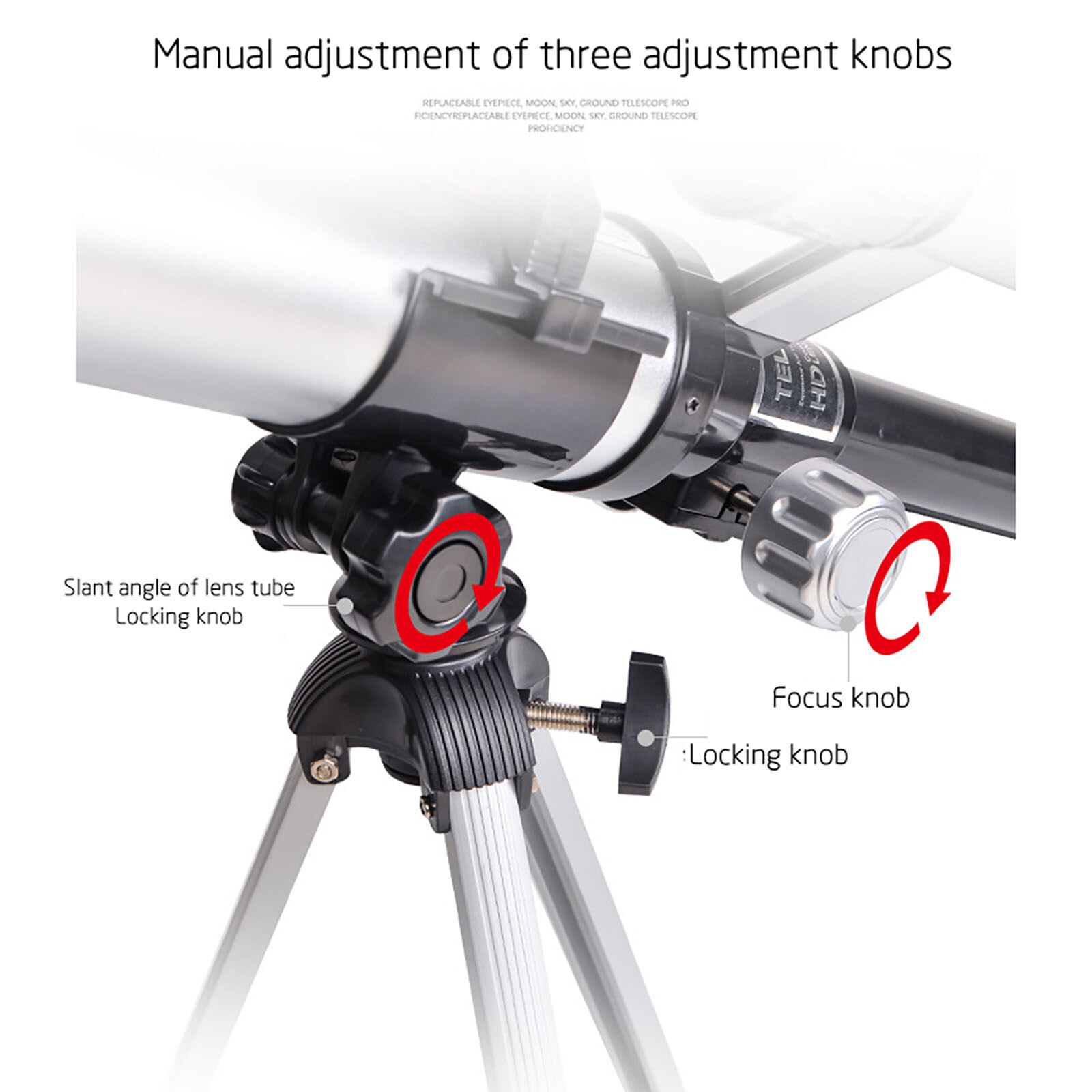 Draagbare Astronomische Telescoop Professionele Sterrenwacht Kinderen Studenten High Power Lens Tele Zoom Monoculaire Telescoop