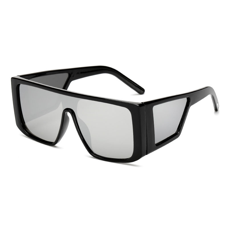 Mærke overdimensionerede solbriller kvinder mænd firkantede beskyttelsesbriller  uv400 nuancer briller gafas oculos de sol