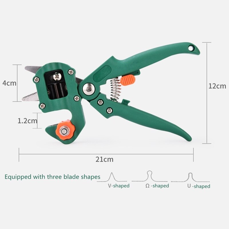 Nursery Garden Grape Vine Graft Tool Cutter Secateur Pruning Plant Cut Floristry Seedle Shear Pruner Scissor Branch Fruit Tree