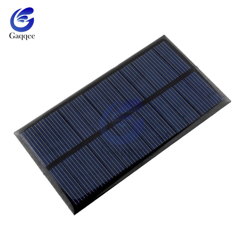 Solar Panel 6V Mini 1W Solar System DIY For Battery Cell Phone Chargers Portable Cell 0.6W 1W Solar Cell