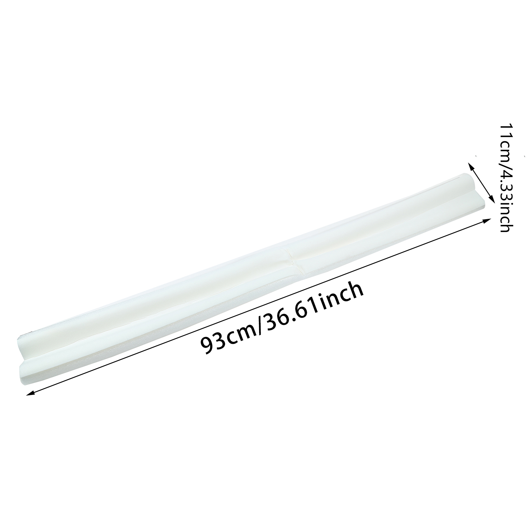 Striscia di tenuta impermeabile Tappo paraspifferi Protezione inferiore della porta Doppio guarnizione in gomma siliconica Antipolvere Insonorizzata