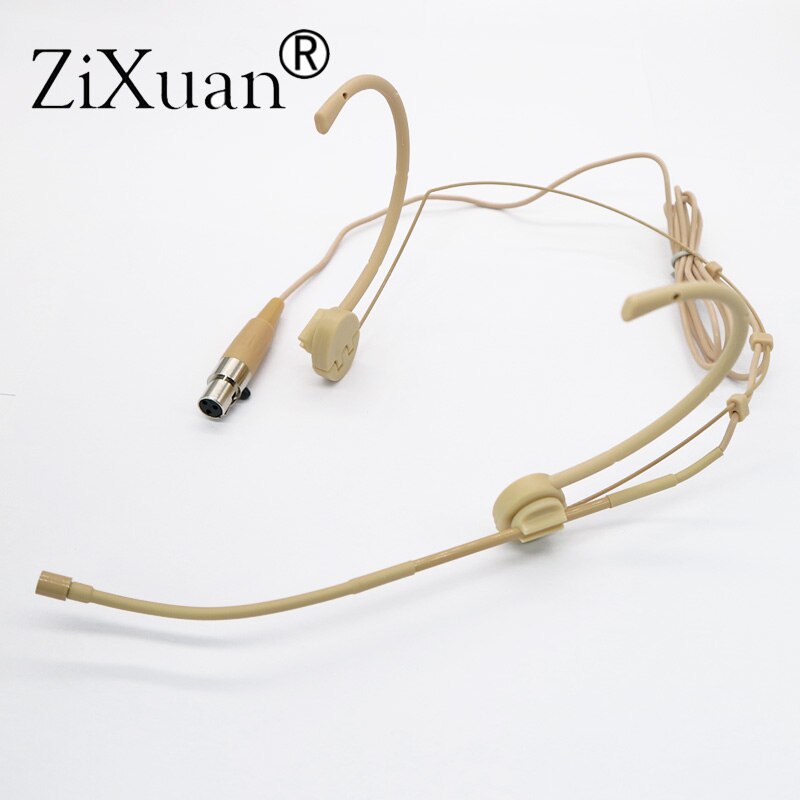 Pro headset microfoon voor akg samson  ta3f xlr 3 pin opvouwbaar draadloos hoofdstel