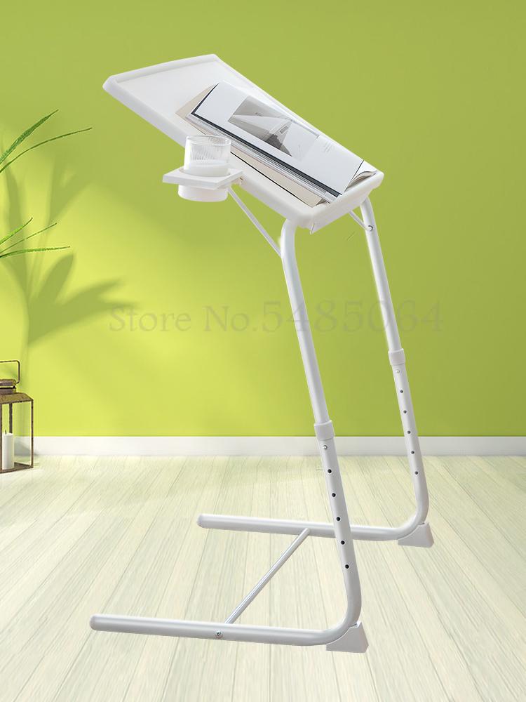 Table de chevet amovible lit Simple bureau chambre paresseux Table ascenseur pliant ordinateur maison Simple petite Table
