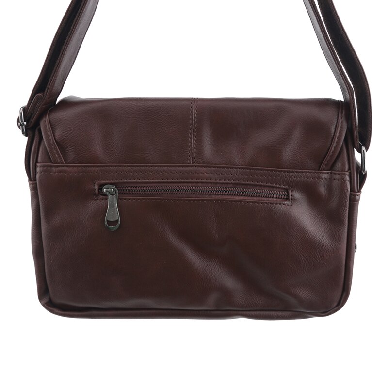 Kleine Schoudertassen Voor Vrouwen Vintage Pu Lederen Solid Dames Tas Cross Body Messenger Bag