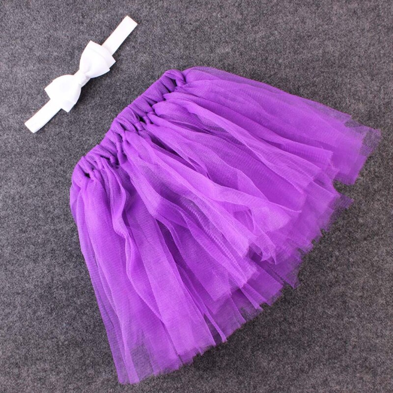 Cute Kids Meisjes Peuter Baby Boog Bloem Tutu Jurken Fotografie Prinses Jurk 85WA: 6