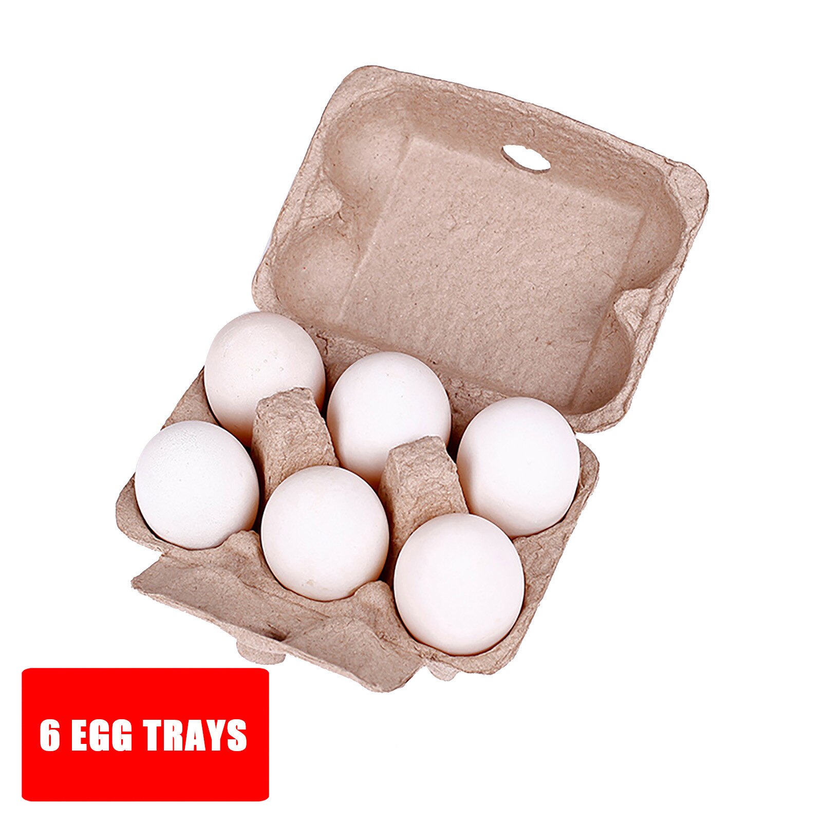 Bambus Eggbrett med Spenne - Gjenbrukbart, Anti-kollisjon, Fersk Oppbevaring: En