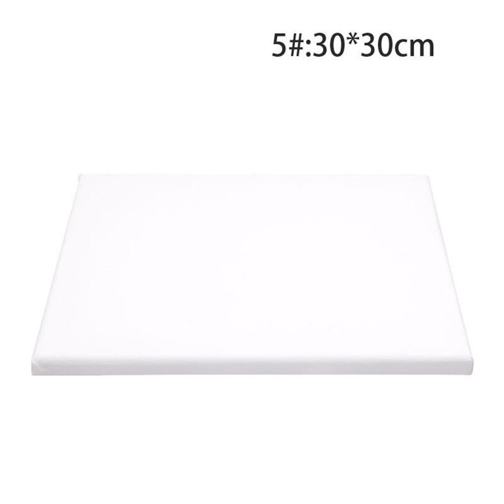 1Piece White Cotton Blank Square Artist Canvas For Canvas Oil Painting DIY Wooden Board Frame For Primed Oil Acrylic Paint: 5 30 30cm