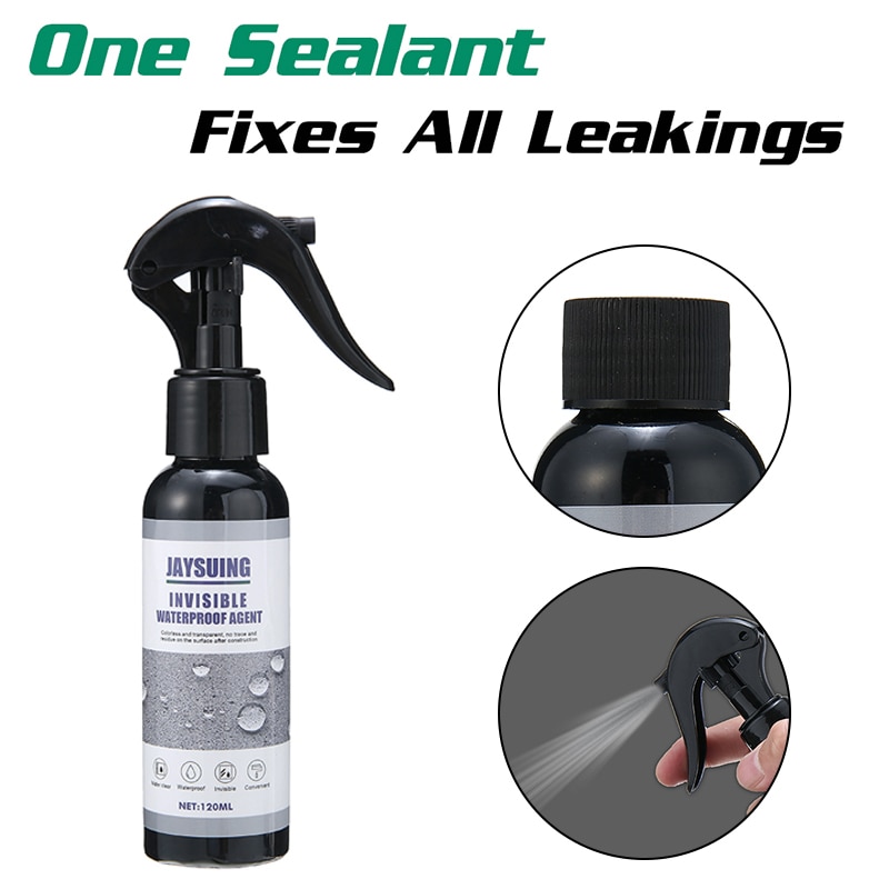 120ml anti-läckage tak tätningsmedel vattentät tätning spray superstark bindning fångst reparationslim för byggnadsplattor