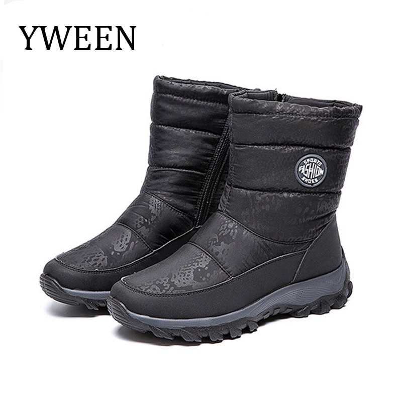 Yween dameslaarzen, waterdicht, dames winterschoenen, warme, zachte, antislip, gratis verzending, outdoorlaarzen voor dames