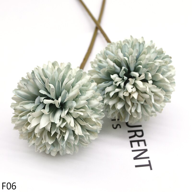 Bolas de flores de diente de león de seda de 29cm 3 uds., pompones de flores artificiales para decoración de boda, de cumpleaños, guirnalda de flores DIY: F06