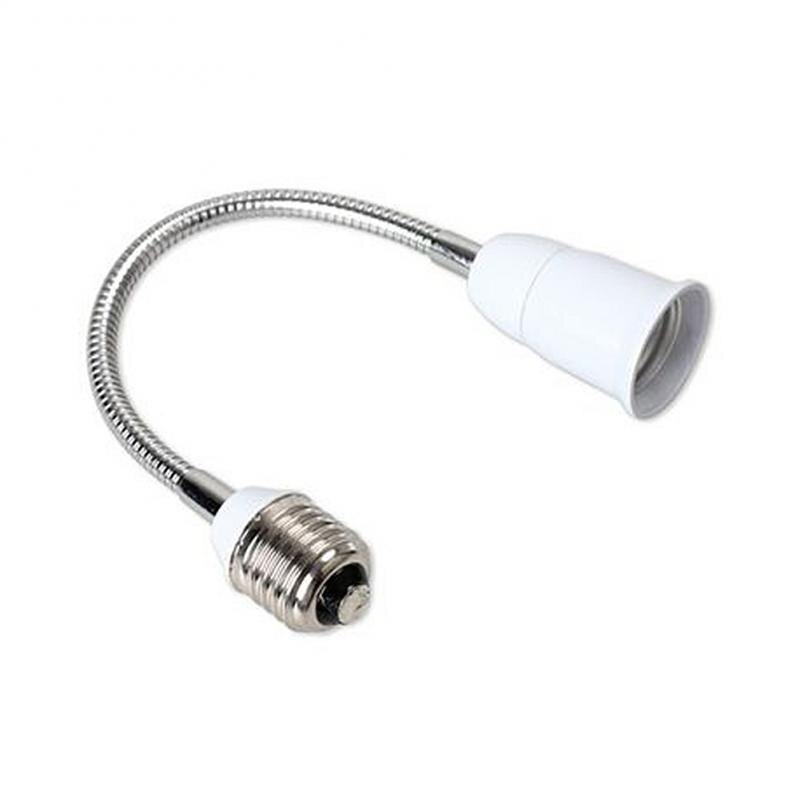 1Pcs E27 Led Light Bulb Lamp Holder Flexibele Uitbreiding Adapter Converter Schroef Socket