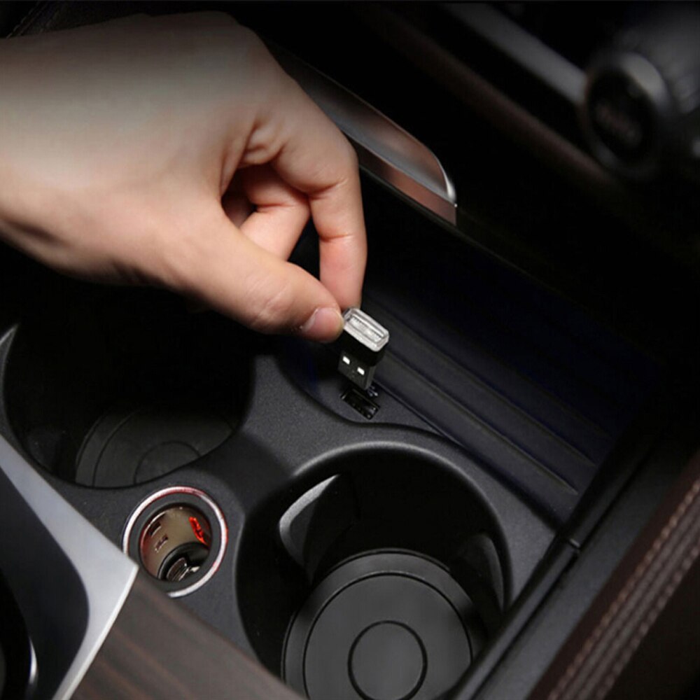 Usb dekorativ lampe belysning led lys til mercedes  w204 w211 vw t5 sæder ateca vw golf 4 golf  mk2 sæder leon  mk3 nissan qashqai
