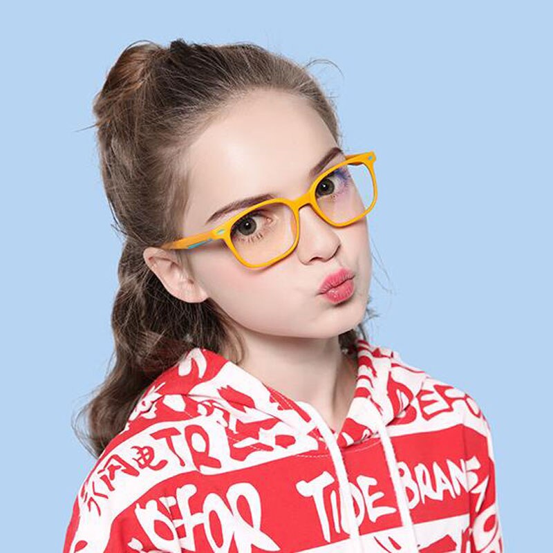 TR90 Anti blue light blocking radiation glasses for children kids boy girl computer gaming glasses bluelight eyeglasses frame