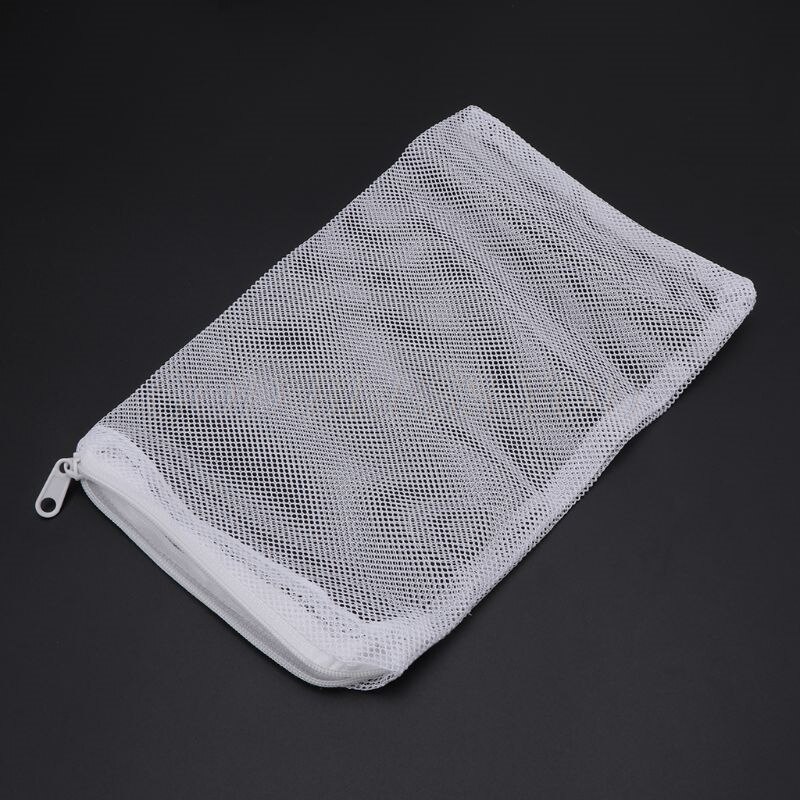 5 Stks/set Aquarium Filter Zak Aquarium Mesh Bag Zipper Net Vijver Voor Bio Bal Actieve Carbon Isolatie Opslag 5 maten