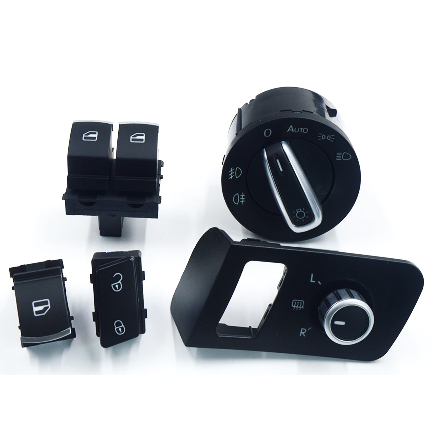 Interrupteur de miroir de fenêtre, pour VW Touran Caddy 2003 – , 1F0959855
