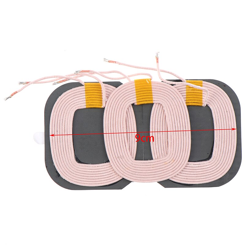 1pz 35/45/50 MILLIMETRI Circolare 10 Gira Bobina Bobina di Induzione per Il FAI DA TE Caricatore Senza Fili di Trasmissione Terminale universale QI standard: D