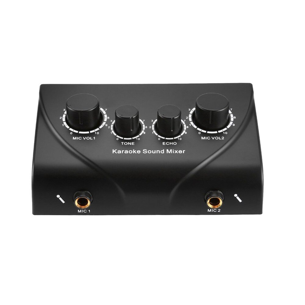 Karaoke Sound Mixer Professionele Audio Systeem Draagbare Mini Digital Audio Sound Karaoke Machine Echo Mixer Systeem
