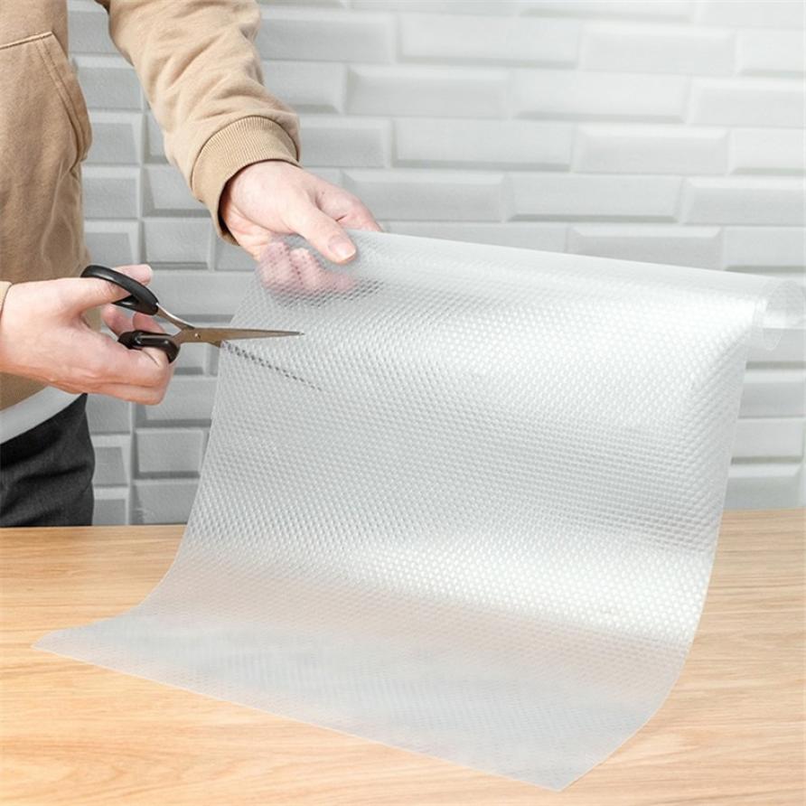 Diy waterdichte vochtwerende kastpad oliebestendig antislip gemakkelijk schoon te maken voor huishoudelijke benodigdheden kastlade pad gratis snijden