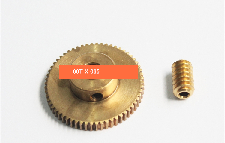 0.5 modulus reductie aandrijving wormwiel 20 30 40 50 60 tanden tandwiel 1:20-60 overbrengingsverhouding 058 turbine worm