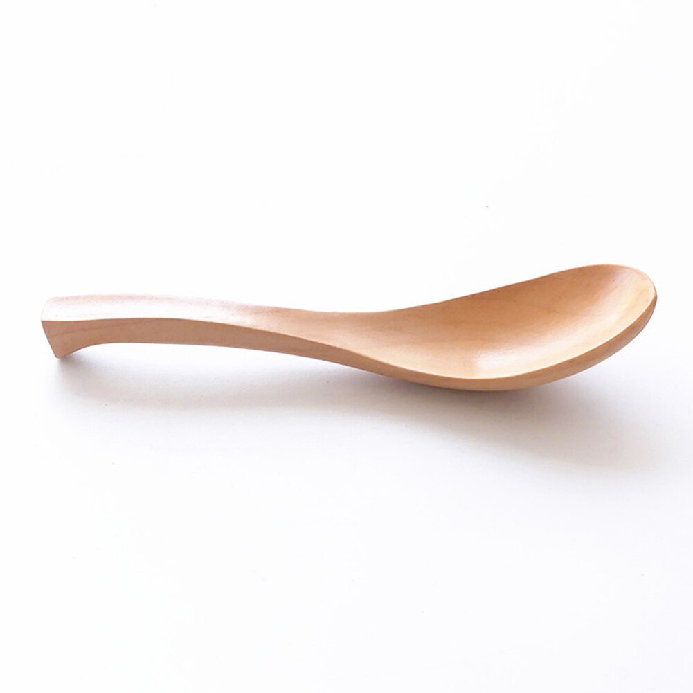 Fait à la main Naturel Durable De Style Japonais Gadget de Cuisine Soupe En Bois de Cuillère de Table: Burlywood