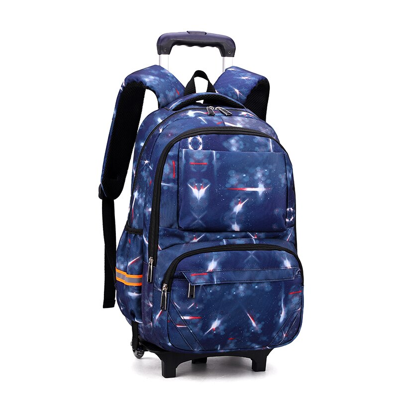Rolling Backpack Trolley School Bags for Boys Carry-on Kids Luggage &amp; Travel Bag Large Kids School Bags with 2 Wheels Mochilas: 05