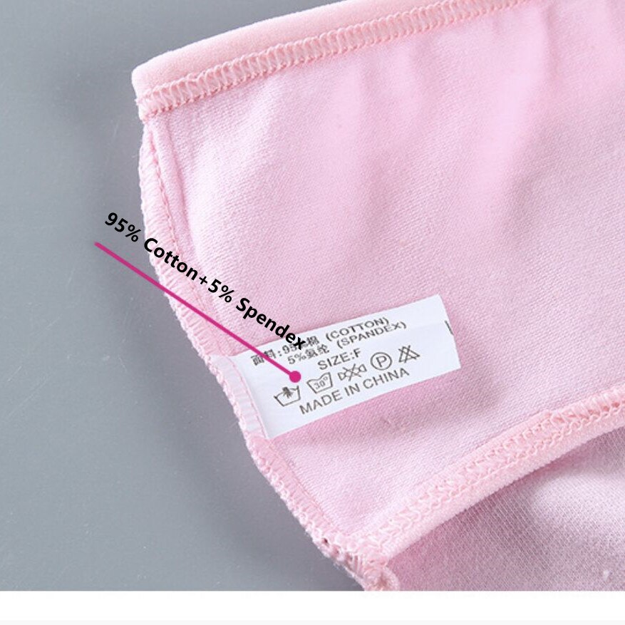 4 Teil/los Unterwäsche Baumwolle 8-12-14 Jahre alt Atmungsaktive Slip Schüler Teenater Mädchen Slip