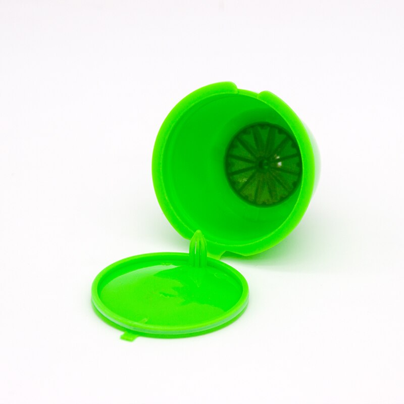 2PCS Reusable Dolce Gusto Coffee Capsules Filter Cup Plastic Nespresso Refillable Coffee Filter Baskets Caps Kitchen Accessories