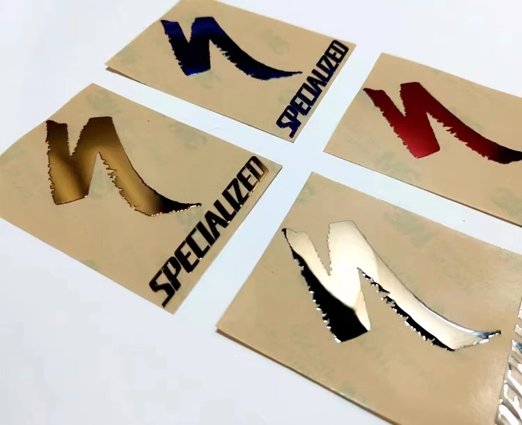 Pegatinas para bicicleta, calcomanía, insignia de Metal, pegatina para bicicleta, etiqueta para cabeza de aleación de aluminio, accesorios creativos para ciclismo MTB BMX