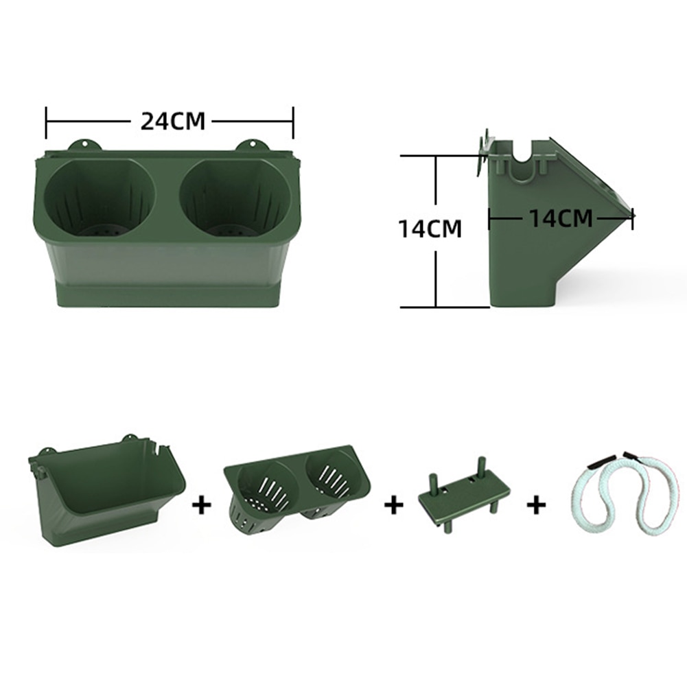 Self Watering Flower Pot Stackable Wall Planter Garden Flower Pots Wall Hanging Vertical Succulents Plant Bonsai Pot Home