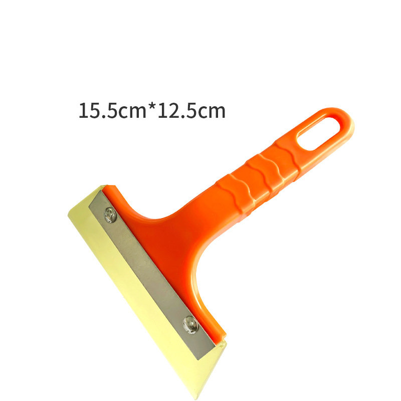 Multipurpose Snow Scraper Widen Metal Blades ABS Anti-slip Handle Car Windsheild Snow Shovel Ice Scraper Scoops Garden Tools: Auburn