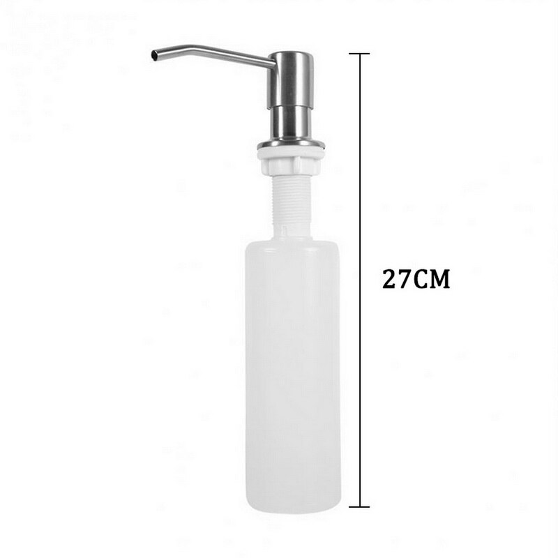 2-in-1 Soap Pump Dispenser With Sponge Holder Liquid Dispenser Container Hand Press Soap Organizer Kitchen Cleaner Tools: soap dispenser