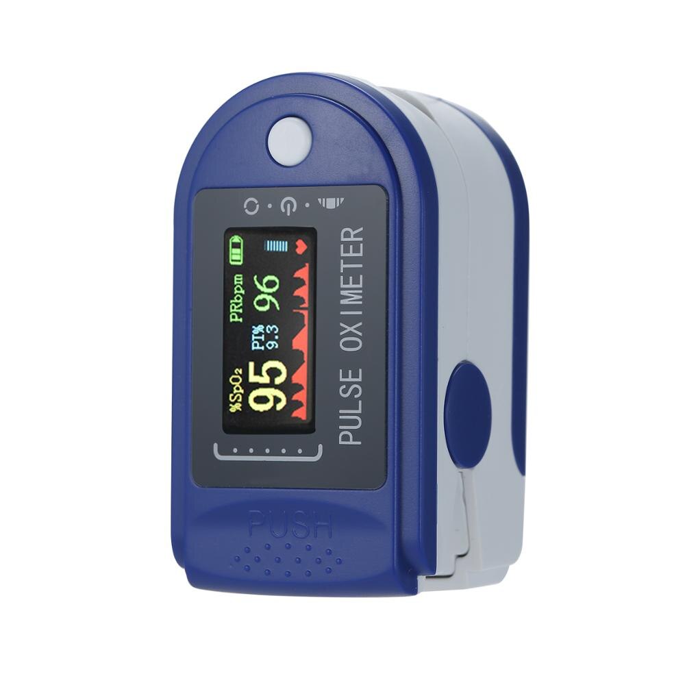 Digitale Fingertip Pulsoximeter OLED Display Blut Sauerstoff Sensor Sättigung SpO2 Monitor Messung Meter für Sport: S5169-3