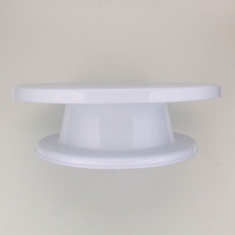 Plast 11.5 x 4 ''kakedekorering glasur roterende dreieskive kakestativ
