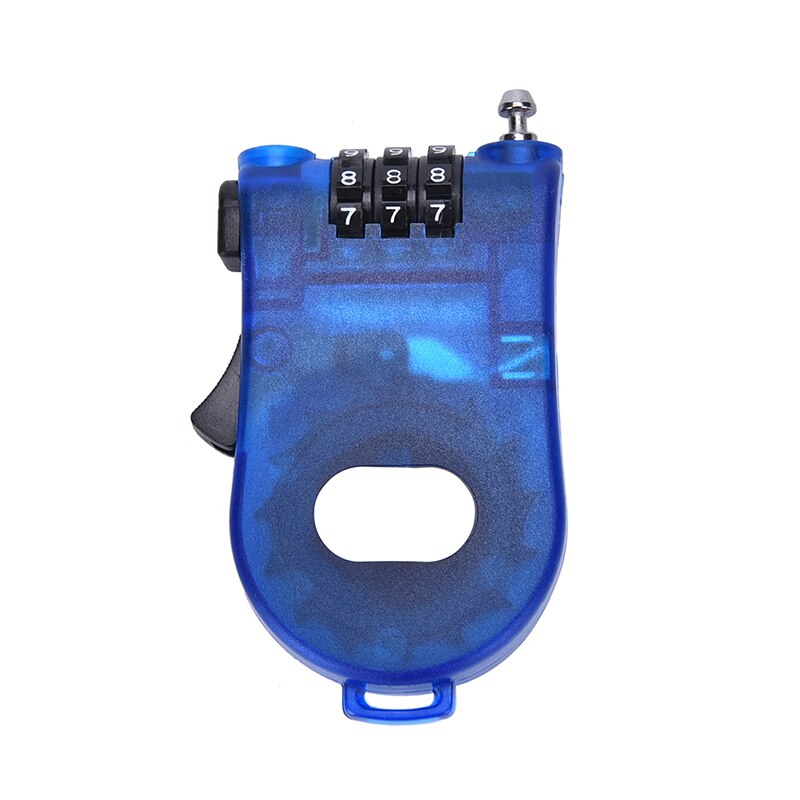 Portable Retractable Bike Bicycle Combination Cable Code Lock Helmet Luggage Safety 3 Digit Padlock Bicycle Rock Password Lock
