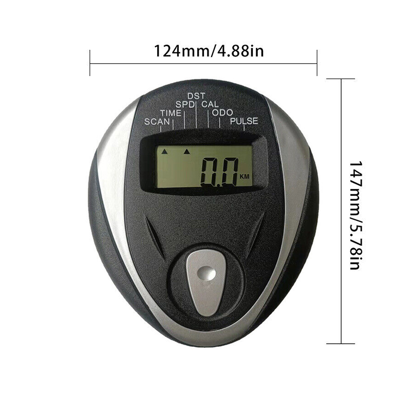 1pc velocímetro monitor para bicicletas estacionárias computador de bicicleta de exercício com rastreador de freqüência cardíaca anti-reflexo velocímetro lcd