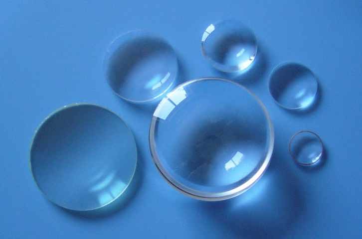 Lentille plano-convexe K9 D50.8mm F75/100/125/150/175/200/250/300/500/50mm