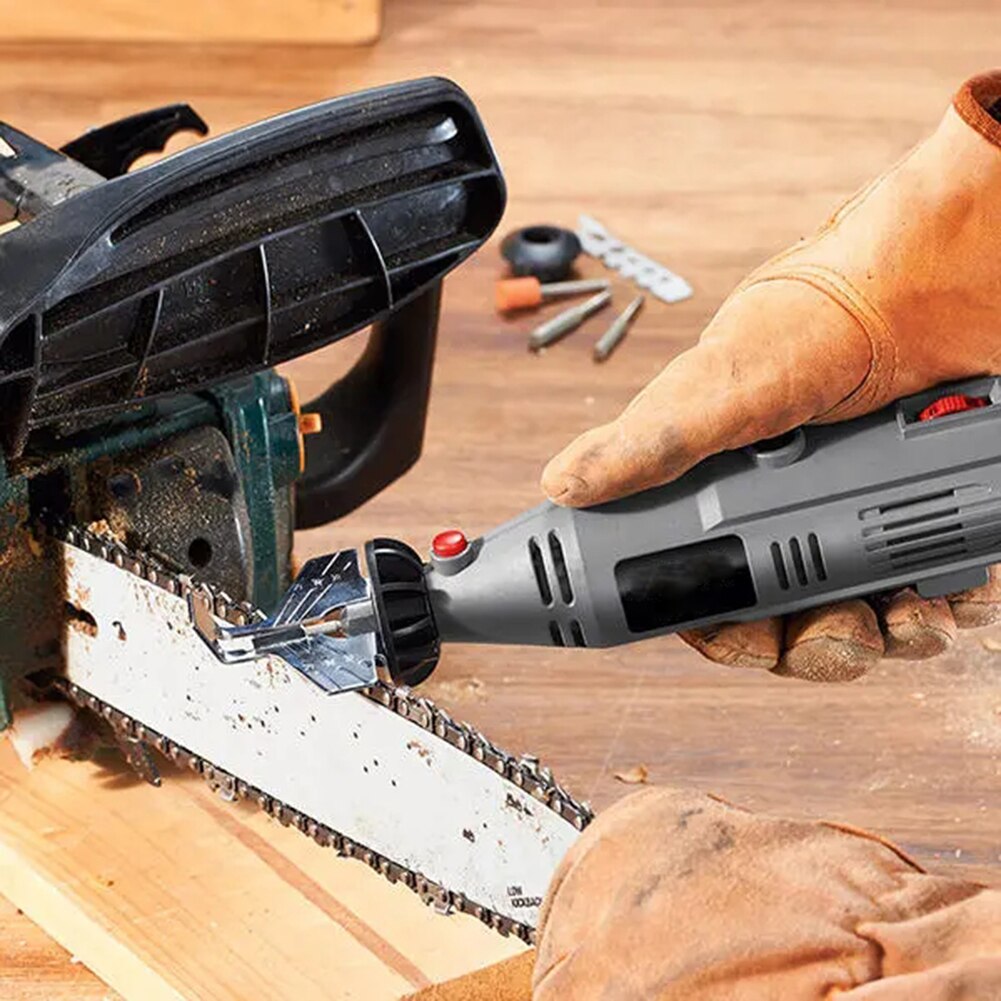 Affûteuse scie à chaîne outils de meulage de dents meuleuse électrique accessoires pour affûter l'outil de jardin en plein air