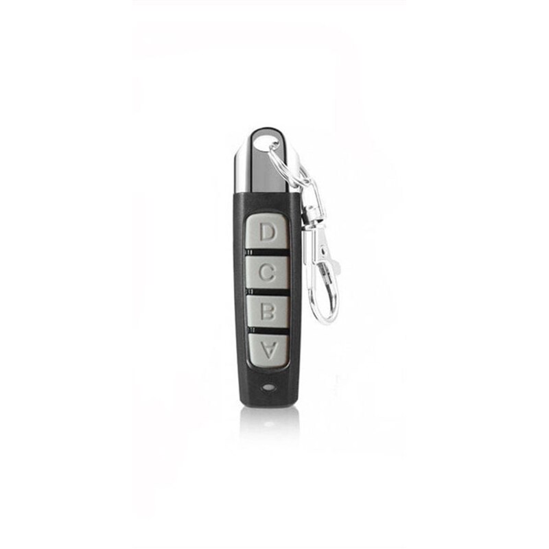 Universal Button 433MHZ Remote Control Garage Gate Door Opener Remote Control Clone Cloning Code Car Key Burglar Alarm: as shown D