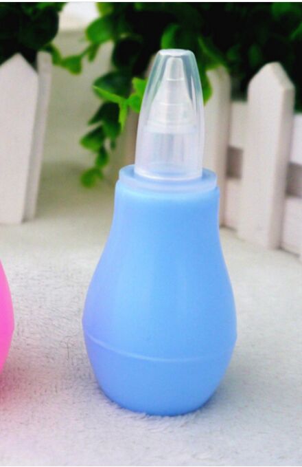 Silicone Baby Kinderen Neuszuiger Peuter Babysnuiter Baby Snot Vacuüm Sucker 7 Qxei Geen Dekking: Bluk