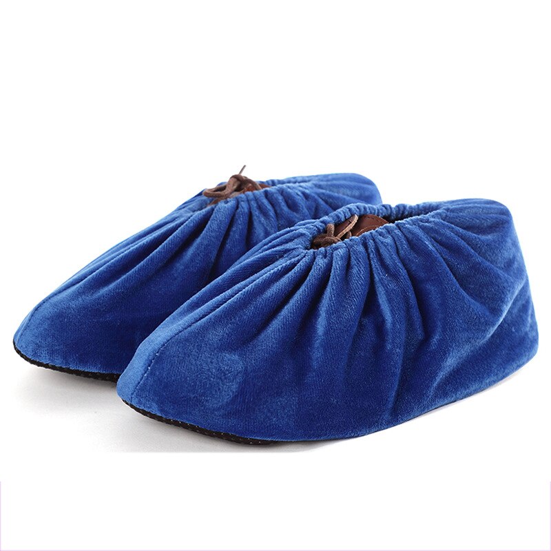 Flannel Shoes Covers Boot Slip-on Washable Shoe Covers Elasticity Reusable Dust-proof Portable Overshoes Shoes Accessories