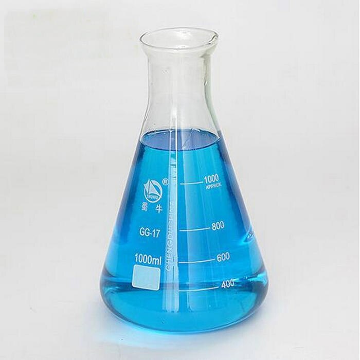 4 Stuks 50 Ml Tot 2000 Ml Trompet-Vormige Glazen Erlenmeyer Glas Erlenmeyer Lab Glas Driehoek Fles borosilicaatglas Pyrex