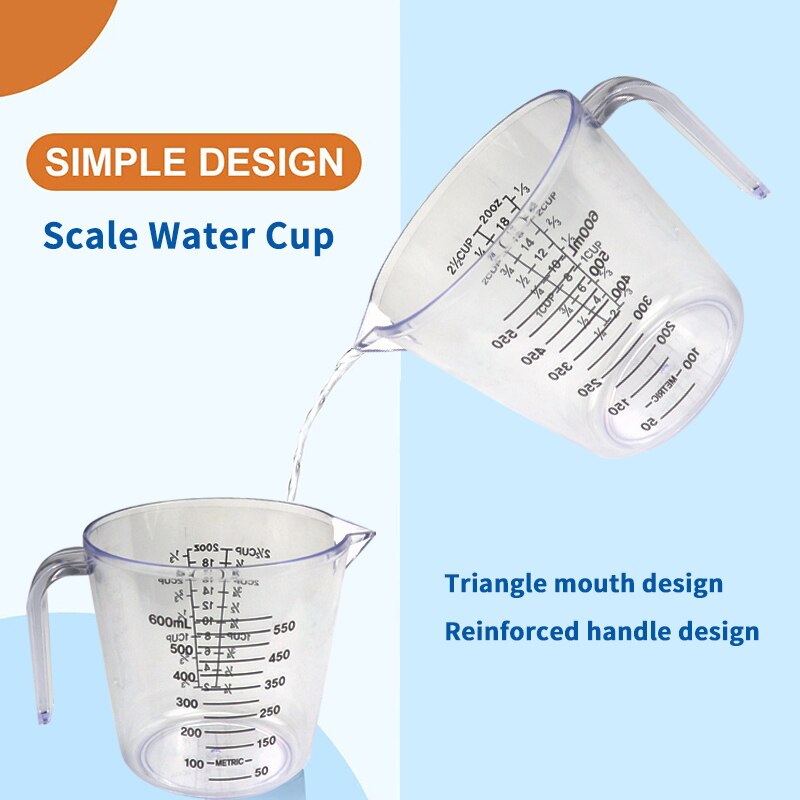 Large Capacity Hairdressing Bowl Salon Hair Color Dye Tint Bowl 600ml Coloring Mixing Bowl Measuring Cup