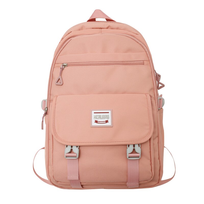 Dcimor Waterdichte Nylon Rugzak Mode Grote Capaciteit Reistas Voor Mannen Cool Rugzakken Vrouwen Schooltas Boek: pink