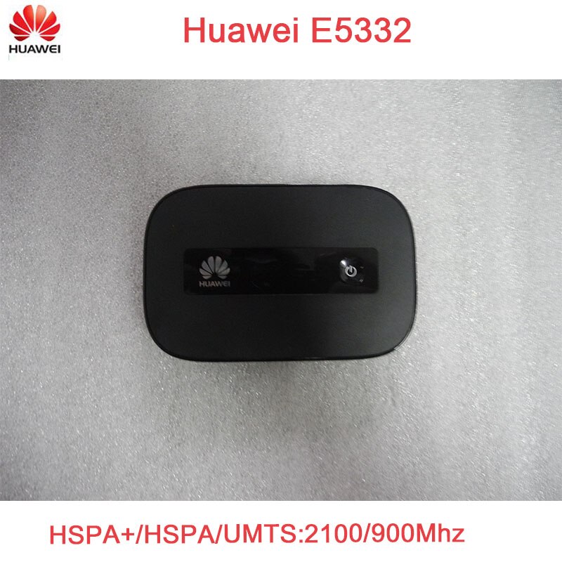 Used Unlocked HUAWEI E5332 3G WiFi Router Portable Support HSPA+/HSPA/UMTS 2100/900 MHz mobile Hotspot pocket modem
