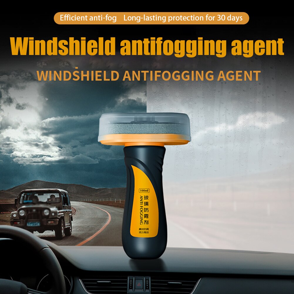 100ml Window Portable Anti Fog Agent Car Windshield Helmet Clear View Long Lasting Glass Wiper Cleaning Tool Mirror Hydrophobic