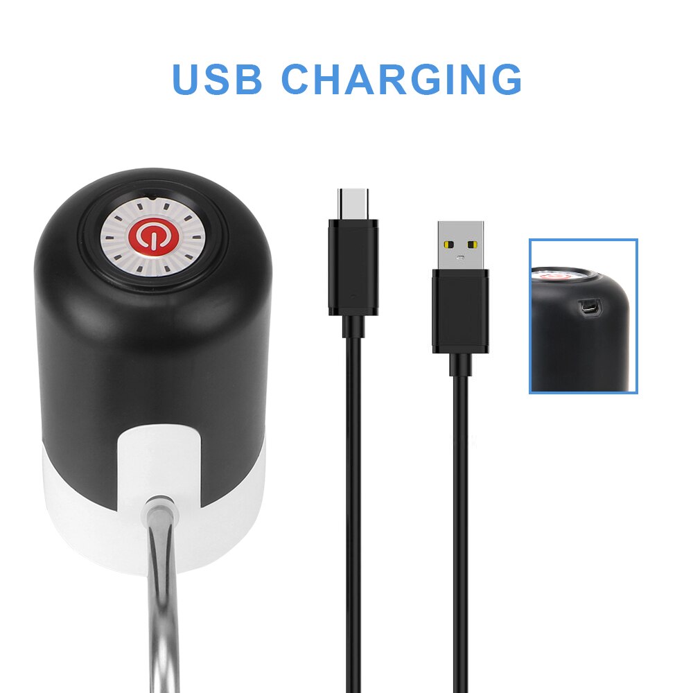 Automatic Water Dispenser Bottled Water Hand Pump For Mineral Water Bottle Portable Electric Bottle Drinking Rechargeable