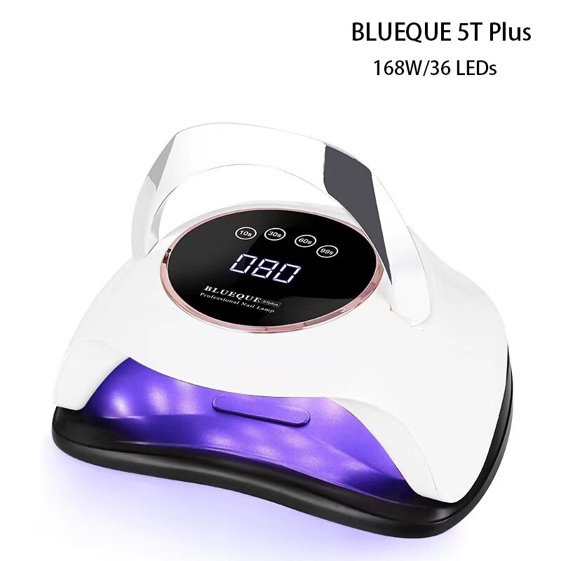 SUN BLUEQUE 5T Plus UV Manicure Machine 60LED For Curing UV Gel Varnish Tool Automatic Induction Ultraviolet Four Timer: BLUEQUE 5T Plus / EU