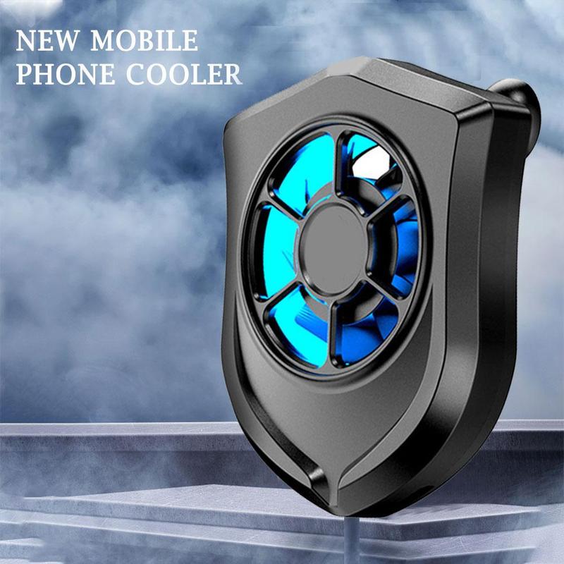 Portable Mobile Game Cooler USB Powered Mobile Phone Cooling Fan Suction Cup Fixed Silent Mobile Phone Universal Fast Cooler